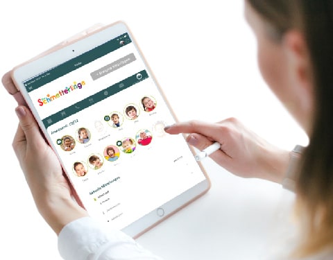 App-Ansicht Kikom-App